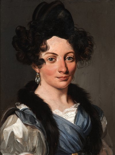 Marie-Marthe Perpétue de Banyuls de Montferré, született de Chavigny portréja alkotó: Louis Leopold Boilly