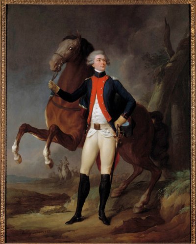 Marie Gilbert Mottier, de La Fayette márki portréja alkotó: Louis Leopold Boilly