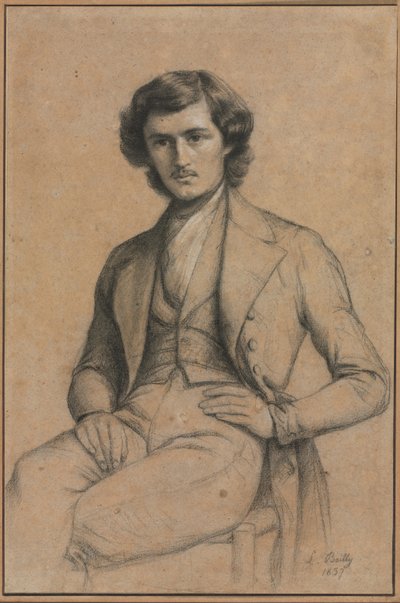 Egy fiatal férfi portréja alkotó: Louis Leopold Boilly