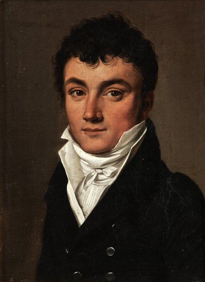 Fiatal férfi portréja alkotó: Louis Leopold Boilly