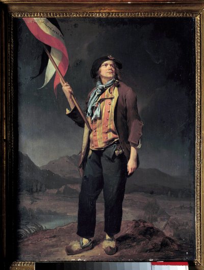 Simon Chenard énekes portréja alkotó: Louis Leopold Boilly