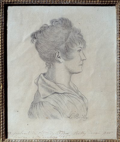 Josephine de Beauharnais (1763-1814) profilportréja Louis Leopold Boilly (1761-1845) rajza 1793 V. 0,17x0,21 m Malmaison, kastélymúzeum alkotó: Louis Leopold Boilly
