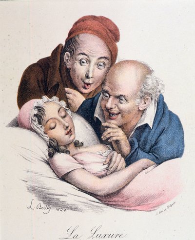 Seven Deadly Sins: Lust – Boilly alkotó: Louis Leopold Boilly