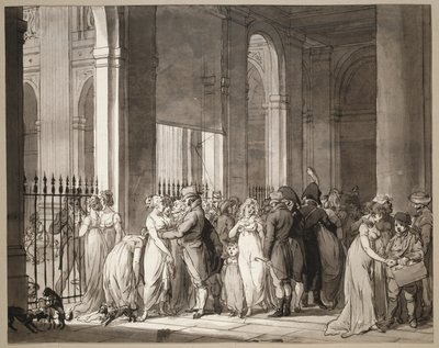 Árkádok a Palais-Royalban alkotó: Louis Leopold Boilly