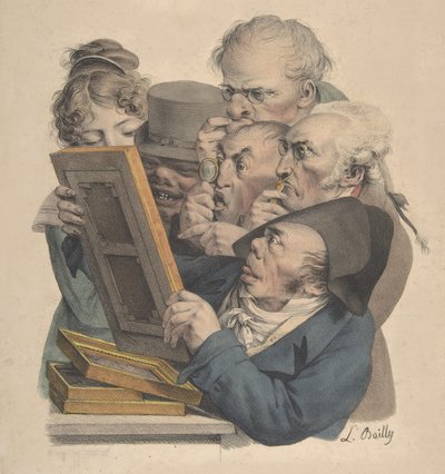 A műértők, 1823-28. alkotó: Louis Leopold Boilly