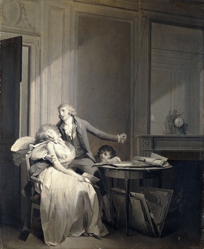 A levél vagy az ájulás, alkotó: Louis Leopold Boilly