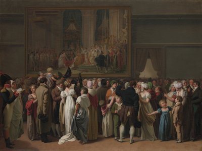 Davids koronázása a Louvre-ban, 1810. alkotó: Louis Leopold Boilly