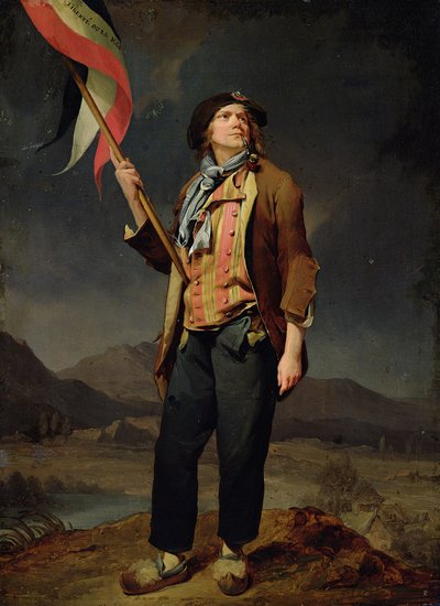 Az énekes Chenard, mint Sans-Culotte alkotó: Louis Leopold Boilly