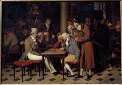 Egy kávézó belseje a párizsi Palais Royal Cafe Lamblin kávézójában zajló női partira utal Louis Leopold Boilly (1761-1845) festménye, 19. századi nap. 0,38x0,55 m Chantilly, Musee Conde alkotó: Louis Leopold Boilly