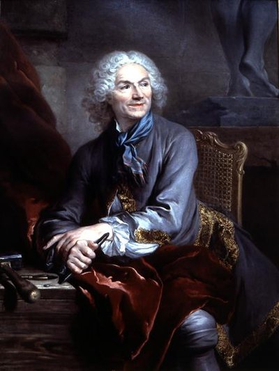 Jean Louis Lemoyne (1665-1755) portréja (olaj, vászon) alkotó: Louis Tocqué