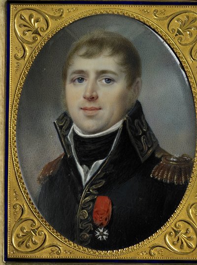 Carel Hendrik Ver Huell (1764-1845), a Batávi Flotta admirálisa és a Batáv Köztársaság Haditengerészetének minisztere, a Becsületrend Tiszti Keresztjével kitüntetett 1804-ben adományozták neki. alkotó: Louis Marie Sicard