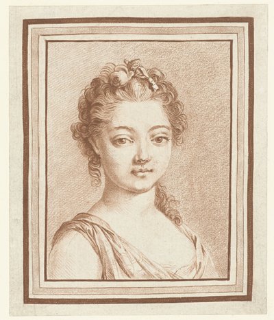 Egy fiatal lány mellszobra alkotó: Louis Marin Bonnet (attributed to)