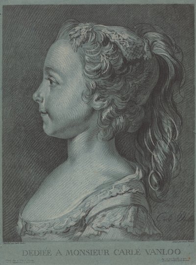 Marie-Rosalie Vanloo, c. 1764. alkotó: Louis Marin Bonnet