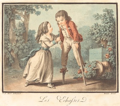 A gólyalábasok alkotó: Louis Marin Bonnet after Jean Baptiste Hüet, I