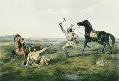 Az utolsó lövés, kiadó: Currier  Ives alkotó: Louis Maurer
