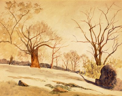 Őszi táj, kb. 1886-1887. alkotó: Louis Michel Eilshemius
