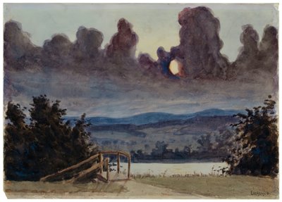 Sötét felhők, c. 1901. alkotó: Louis Michel Eilshemius