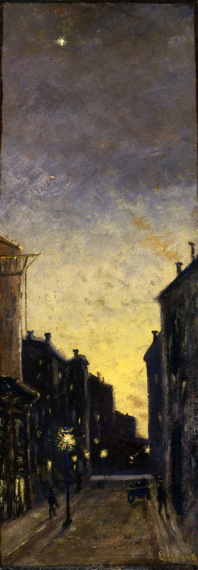 Ötvenhetedik utca, 1908. alkotó: Louis Michel Eilshemius