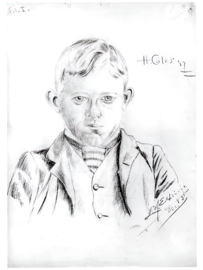 Howard L. Coles portréja, 1883. december. alkotó: Louis Michel Eilshemius