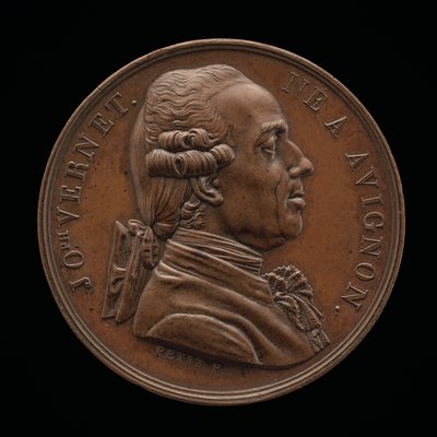 Claude-Joseph Vernet, 1714-1789, festő [előlap], 1826. alkotó: Louis Michel Petit