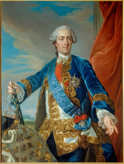 XV. Lajos portréja alkotó: Louis Michel van Loo