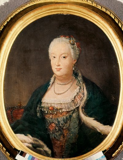 Braganzai Barbara (1711-1758), spanyol királynő (1746-1758), VI. Ferdinánd felesége alkotó: Louis Michel van Loo
