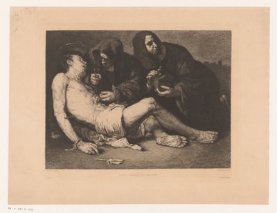 H. Sebastian mártír Szent Sebastien vértanú (cím a tárgyon) alkotó: Louis Monzies