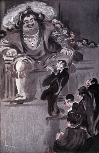 Gargantua - Rabelais "Gargantua"-jában, ill. szerző: Louis Morin, szerk. Laurens, Párizs alkotó: Louis Morin