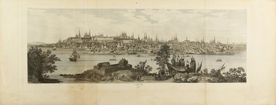 Panorámás kilátás Kasanra, 1767 alkotó: Louis-Nicolas de Lespinasse