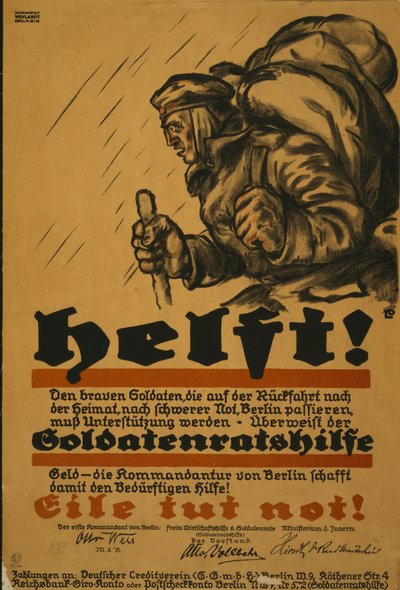 Segítség!, 1918 alkotó: Louis Oppenheim