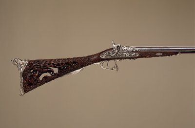 Kétcsövű ütős puska, francia, Párizs, 1854-ben alkotó: Louis Perrin
