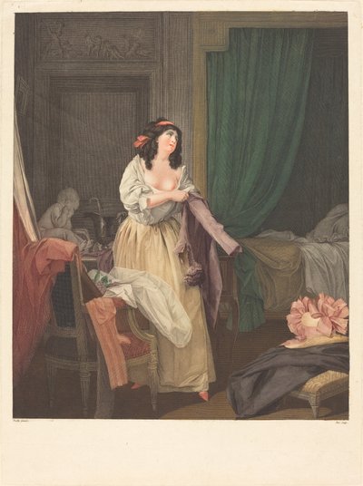 Mi nincs még? alkotó: Louis Petit after Louis Léopold Boilly