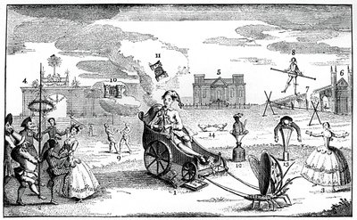 Bolond diadalmas, 1749. alkotó: Louis Philippe Boitard