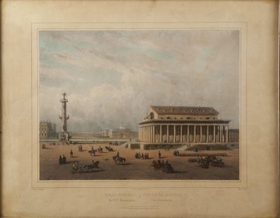 Tőzsde Szentpéterváron, 1840-es évek vége. alkotó: Louis Pierre Alphonse Bichebois