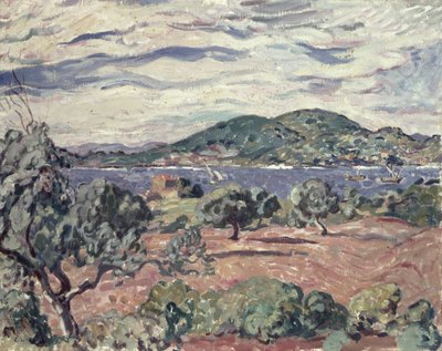 Antheor-öböl, 1906-2007 körül (olaj, vászon) alkotó: Louis Valtat