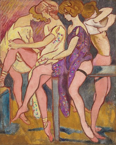 táncosok; táncosok alkotó: Louis Valtat