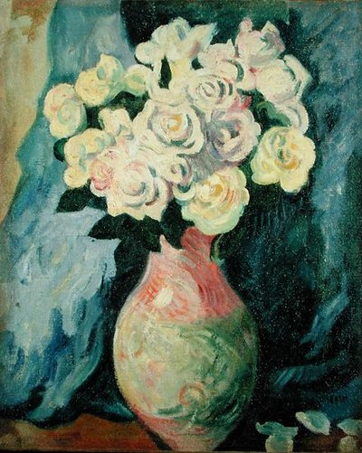 Virágok (olaj, vászon) alkotó: Louis Valtat