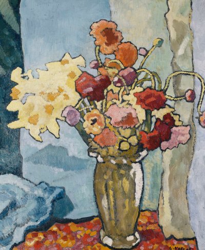 Virágok vázában; Virágok vázában, 1939 körül (olaj, vászon) alkotó: Louis Valtat