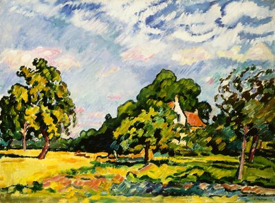 Táj Normandiában alkotó: Louis Valtat