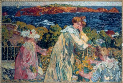 Louis Valtat, "Nők az erkélyen" / Olaj, vászon, 1905 alkotó: Louis Valtat