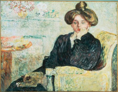 Louis Valtat, "Jeune femme pensive" / Olaj, vászon, 1903 alkotó: Louis Valtat