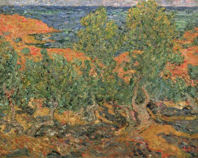 Okker sziklák alkotó: Louis Valtat