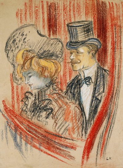 A doboz; La Loge alkotó: Louis Valtat