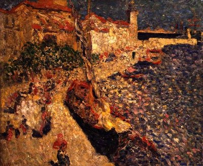 A kikötő, 1915 körül (olaj, vászon) alkotó: Louis Valtat