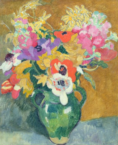 Virágváza, 1925 körül (olaj, vászon) alkotó: Louis Valtat