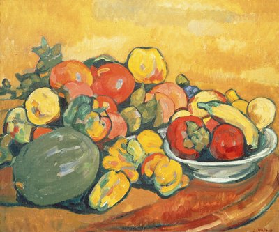 Zöldségek és gyümölcsök (olaj, vászon) alkotó: Louis Valtat