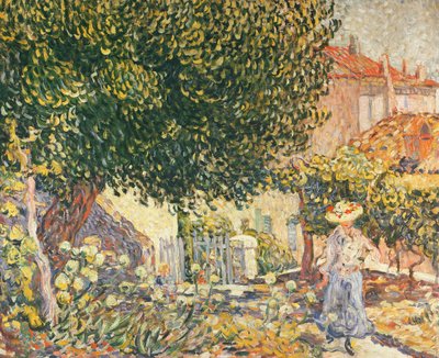 Nő a kertben alkotó: Louis Valtat
