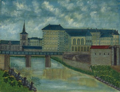 Saint Marie intézmény, Belfort (olaj, vászon) alkotó: Louis Vivin
