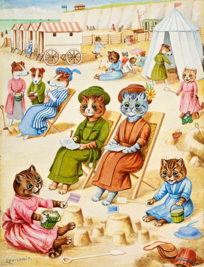 Nyaralás ideje alkotó: Louis Wain