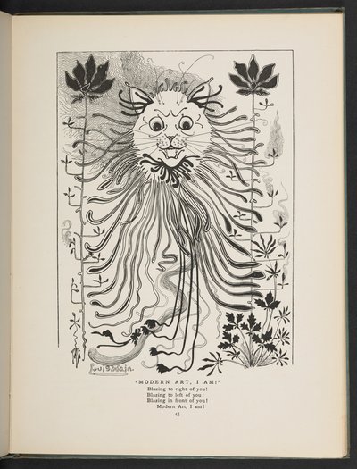 Én vagyok a modern művészet vagyok, a 45. oldalról, Louis Wain Annual alkotó: Louis Wain